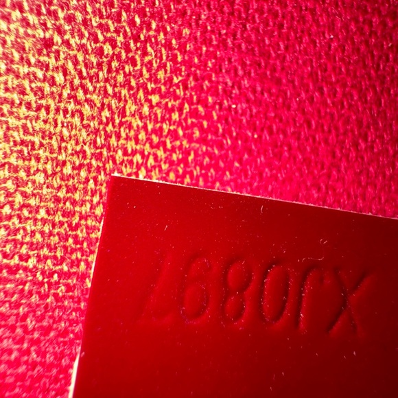 Louis Vuitton Alma red with LV all over gold hardware with two handles - Picture 6 of 10